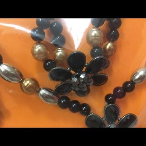 Necklace and earrings